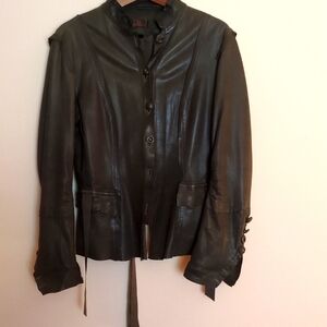Danier leather blazer sz S